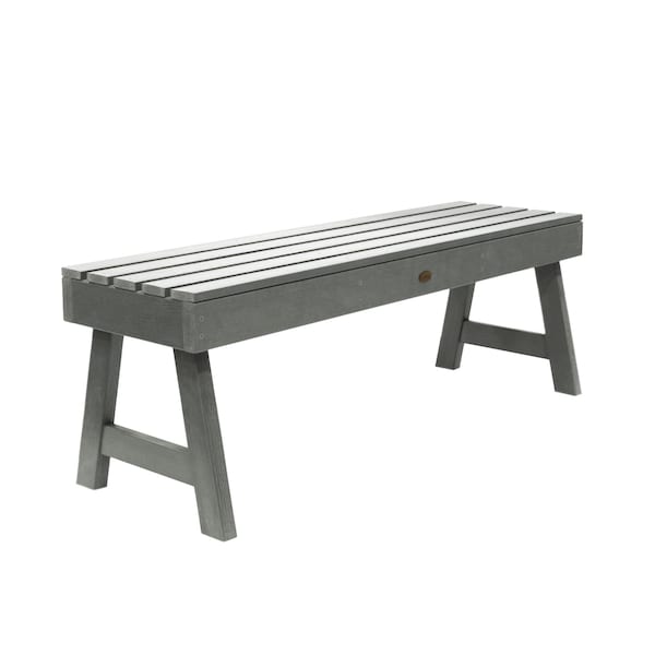 Highwood Usa 4ft Weatherly Picnic Bench Outdoor Furniture for Patio, Backyard, Garden AD-BENN4-CGE - main